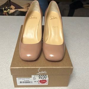 Cadrilla 70 Patent Nude Christian Louboutin